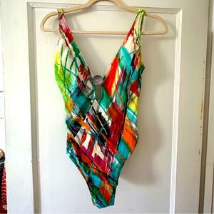NWOT Gideon Oberson one piece bathing suit